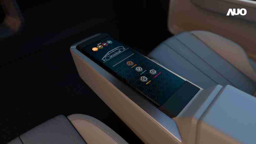人生就是博以人性化设计打造多变形态中控显示(Morphing Center Control)，，，，不使用时仅平面显示信息，，进行操作时，，显示器则会动态隆起，，，转变成3D实体按钮，，，，并有触觉回馈，，，展示人机互动新体验